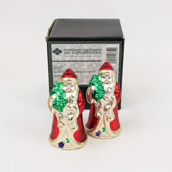 Otagiri Hearth & Candlelight Santa Salt & Pepper Shakers 924121