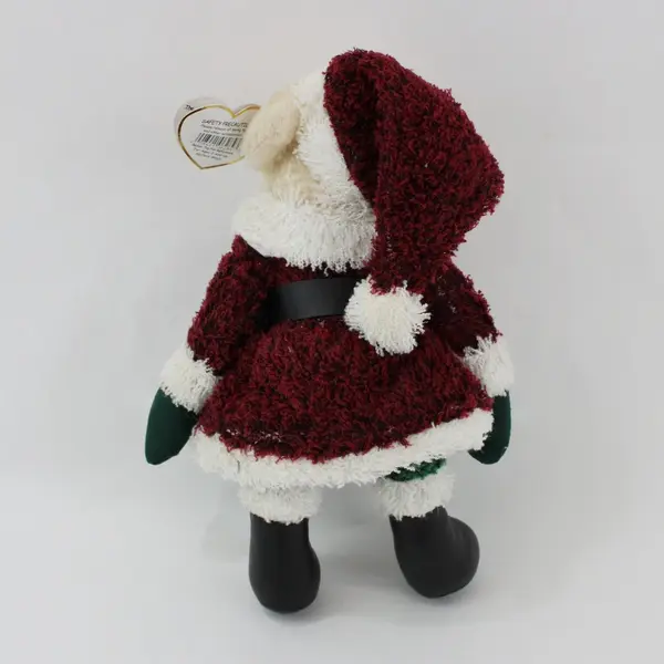 Ty Attic Treasures Santabear Plush 2000 Retired With Hang Tag