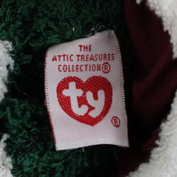 Ty Attic Treasures Santabear Plush 2000 Retired With Hang Tag
