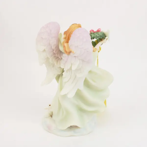 Roman Seraphim Classics Holly Christmas Angel Figurine Heaven on Earth