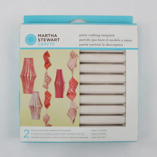 Martha Stewart Crafts Party Tubular Ornament Template Kit 2-Piece Cutting Tool