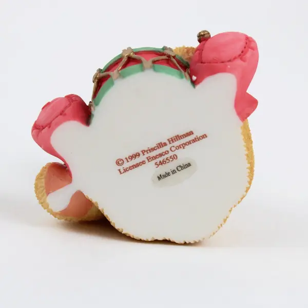 Cherished Teddies Drummer Boy Hanging Christmas Ornament Bear Boxed