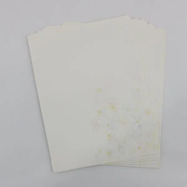Vintage 1979 Montag Columbine Floral Stationery 18 Sheets/12 Envs 175-87294