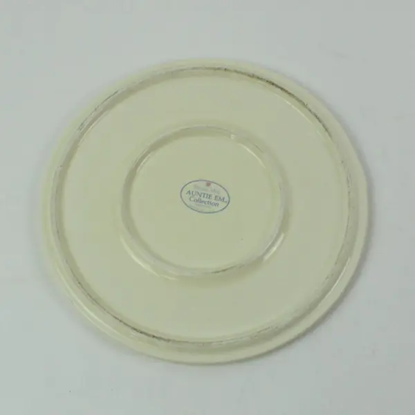 Hallmark HMK Auntie Em Collection 1986 Ceramic Trivet Floral Basket 8.8"