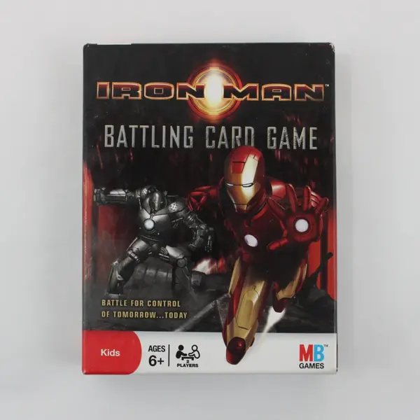Marvel Iron Man Battling Card Game MB Games 2 Player Ages 6+