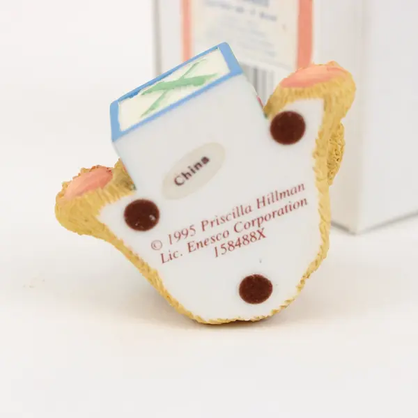 Cherished Teddies Enesco Bear With ABC X Block Figurine 1995 158488X