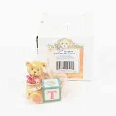 Cherished Teddies Enesco Bear With ABC "T" Block 1995 158488T
