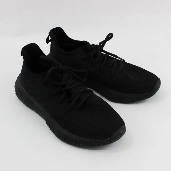 Avia Women's Black Lace-Up Athletic Sneakers Size 7.5