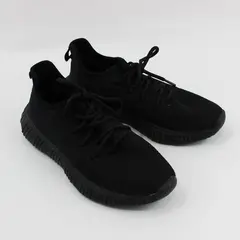 Avia Women's Black Lace-Up Athletic Sneakers Size 7.5