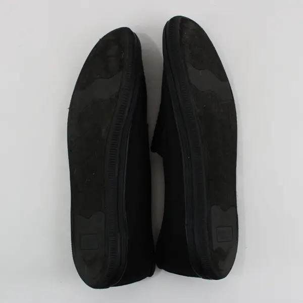 City Sneaks Women's Black Canvas Slip-On Sneakers Size 7
