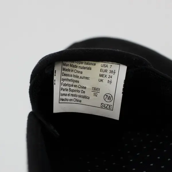 City Sneaks Women's Black Canvas Slip-On Sneakers Size 7
