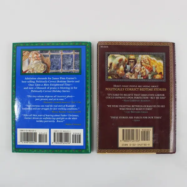 Lot of 2 James Finn Garner Politically Correct Bedtime & Holiday Stories 1994/95