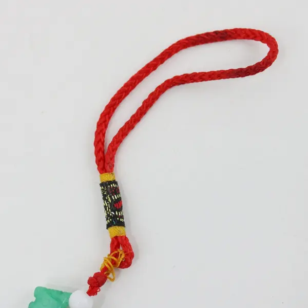 Hand-Carved Natural Jadeite Chinese Zodiac Rooster Pendant Charm