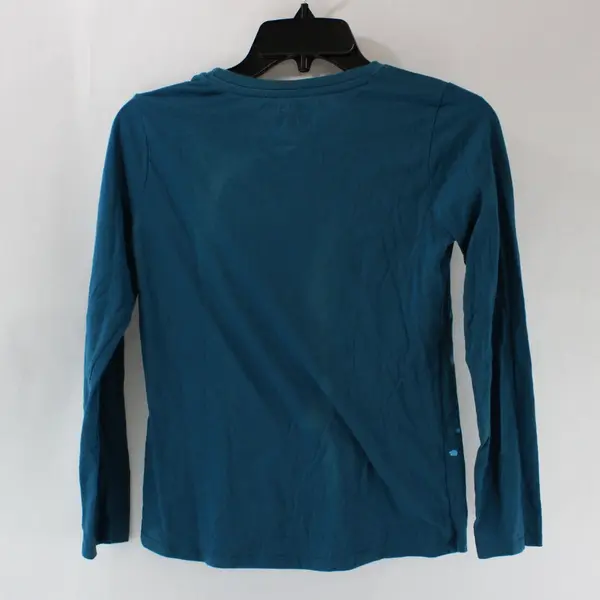 Star Wars Girls Baby Grogu Teal Long Sleeve Shirt Size L 10/12