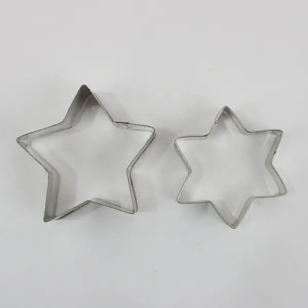 Lot of 9 Rowoco Metal Cookie Cutters, Assorted Shapes/Sizes US Made 