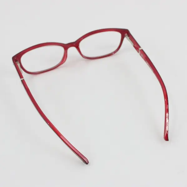 Foster Grant Reading Eye Glasses Burgundy +2.00, Pink Fabric Case Pre-Owned 
