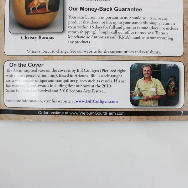 Fun With Gourds A Welburn Gourd Farm Catalog Volume 10 Paperback Very Good