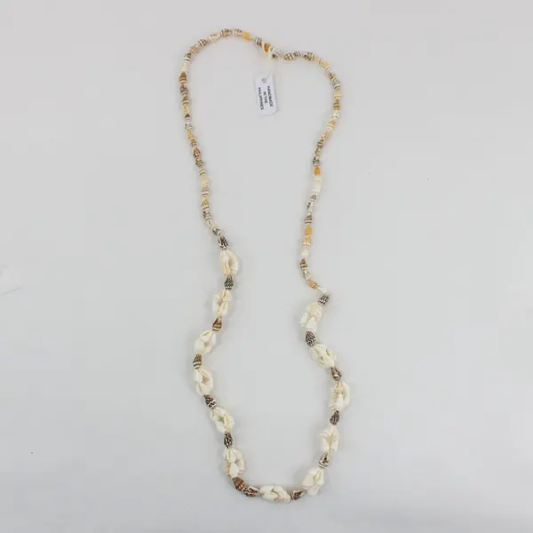 Lot of 2 Hand-made Seashell Necklaces from the Philippines 