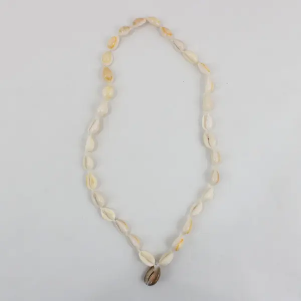 Lot of 2 Hand-made Seashell Necklaces from the Philippines 