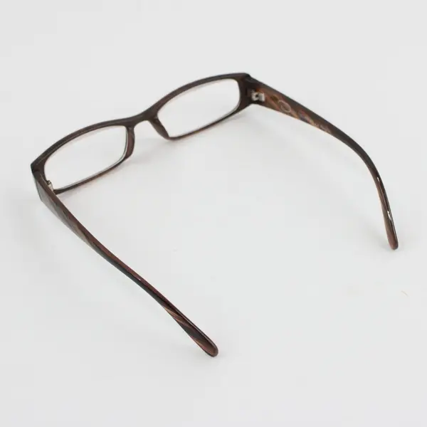 Oscar De La Renta Reading Glasses +1.50 brown tortoiseshell ornate frames  