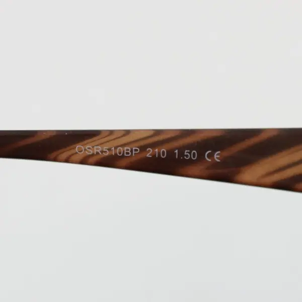 Oscar De La Renta Reading Glasses +1.50 brown tortoiseshell ornate frames  