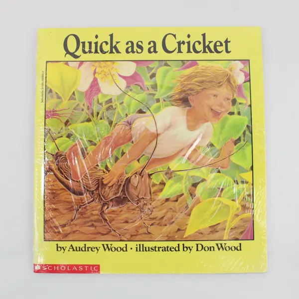 Audrey Wood Quick as a Cricket & Big Hungry Bear 2 Sealed Books 1994