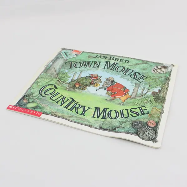 Vintage Jan Brett Town Mouse Country Mouse 1995 Scholastic Paperback Book