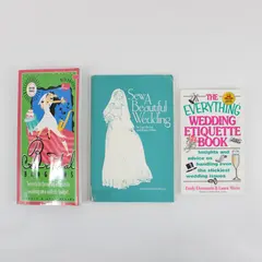 Lot of 3 Vintage Wedding-Themed Paperback Books
