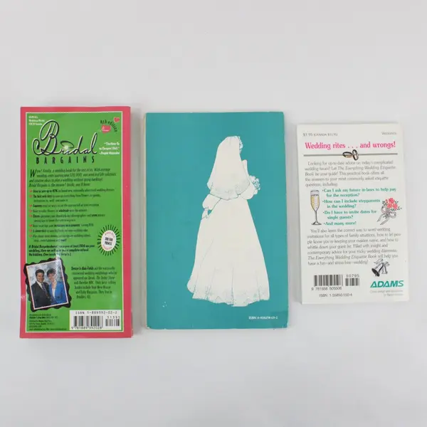 Lot of 3 Vintage Wedding-Themed Paperback Books