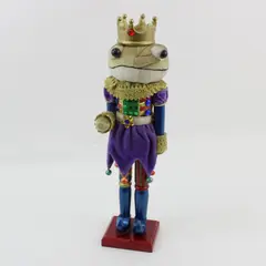 Holiday Elegance Frog King Nutcracker Collectible Holiday Decor