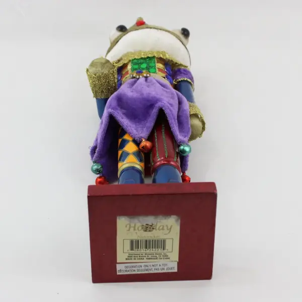 Holiday Elegance Frog King Nutcracker Collectible Holiday Decor