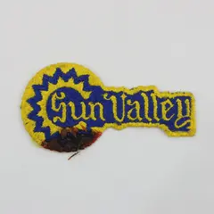 Vintage Sun Valley Idaho Ski Resort Embroidered Patch 