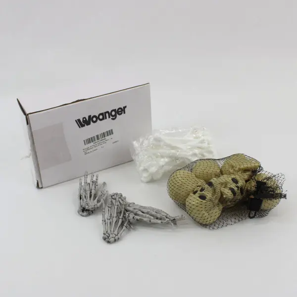 Woanger YX0812 32pc Halloween Skull Skeletal Hands Bone Decor Set