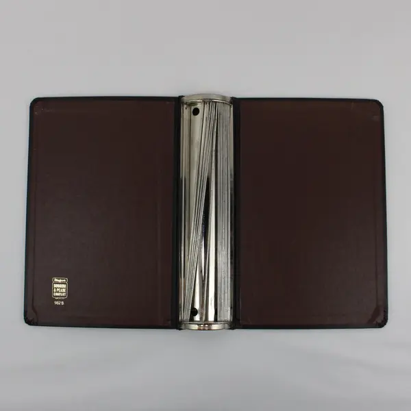 Boorum & Pease 982 B Vintage Brown Faux Leather 3-Ring Choir Binder
