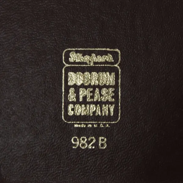 Boorum & Pease 982 B Vintage Brown Faux Leather 3-Ring Choir Binder