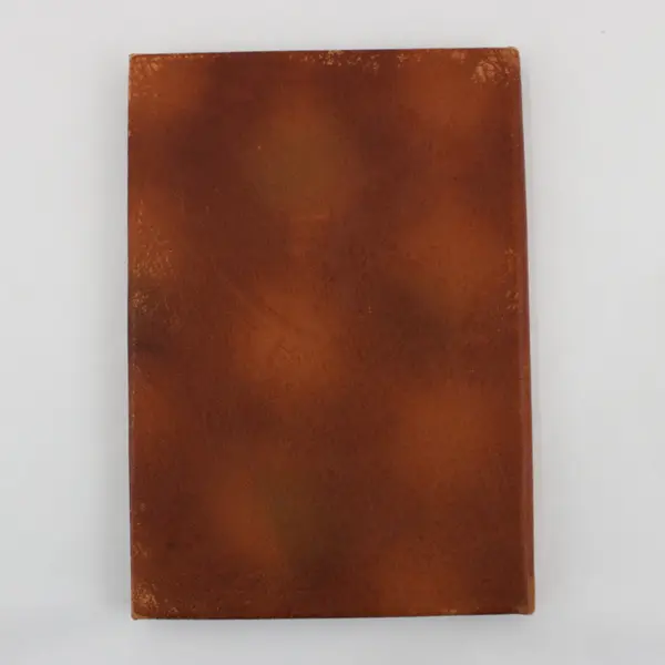 Vintage Brown Leather Portfolio With Notepad Inscribed J.G. Culver 