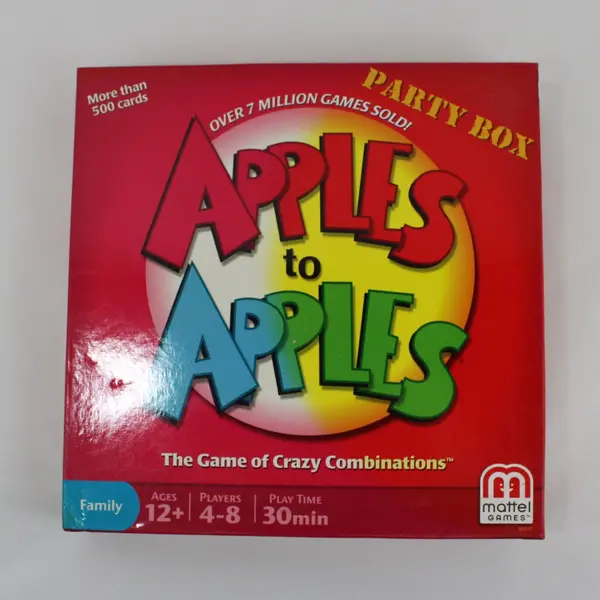 Apples to Apples Party Box Card Game Mattel Family Party Game Ages 12+
