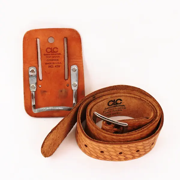 CLC E4501 Leather Tool Belt with No. 439 Tool Holder Tan 48 in