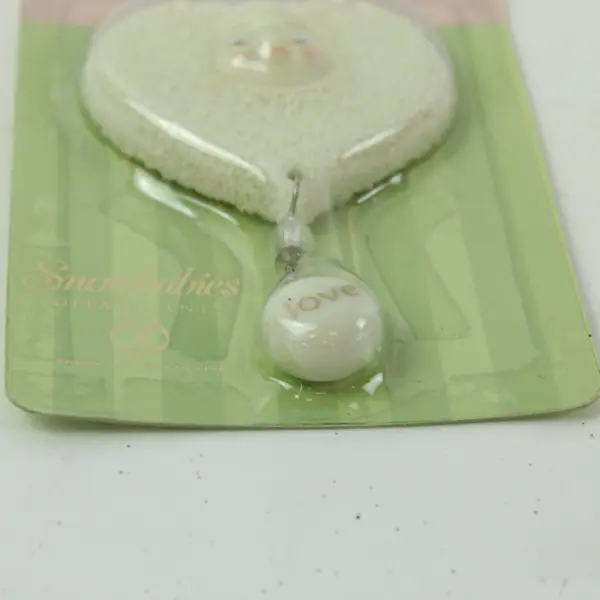 Department 56 Snowbabies Heart Love Christmas Ornament NIP
