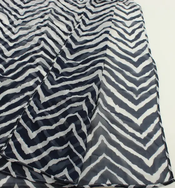 Charlie Paige Zebra Print Shawl Black White Gray Free Size
