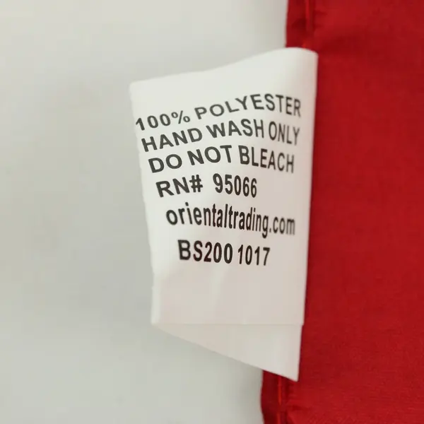 Oriental Trading Co BS200 1017 Red Polyester Paisley Bandana
