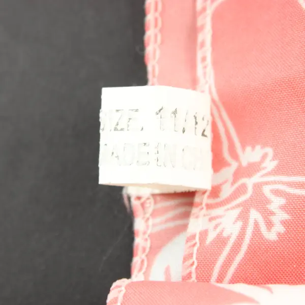 Salmon Floral Head Scarf Hair Wrap