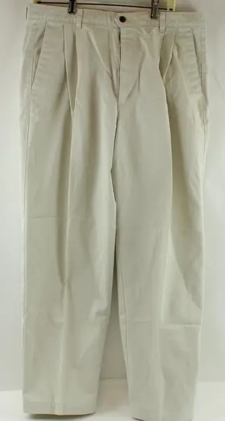 Dockers Men's Khaki Pants Beige Casual Zip Fly Belt Loops 36 x 29