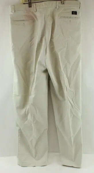 Dockers Men's Khaki Pants Beige Casual Zip Fly Belt Loops 36 x 29