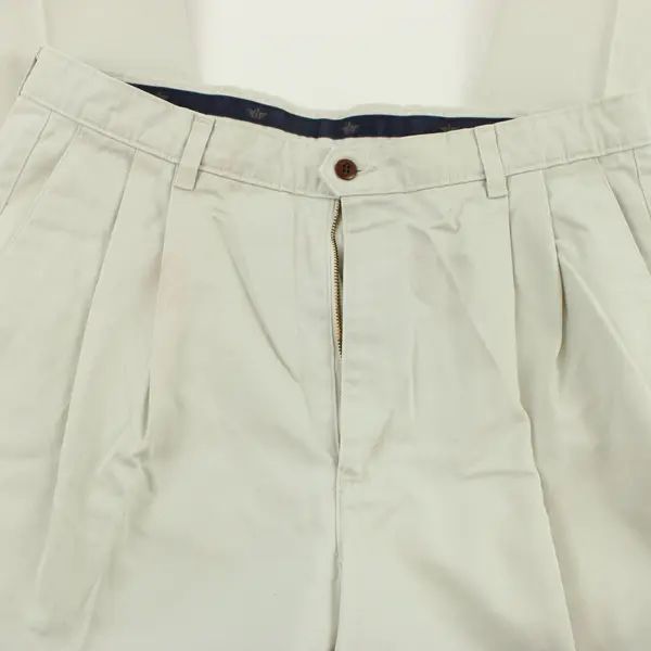 Dockers Men's Khaki Pants Beige Casual Zip Fly Belt Loops 36 x 29