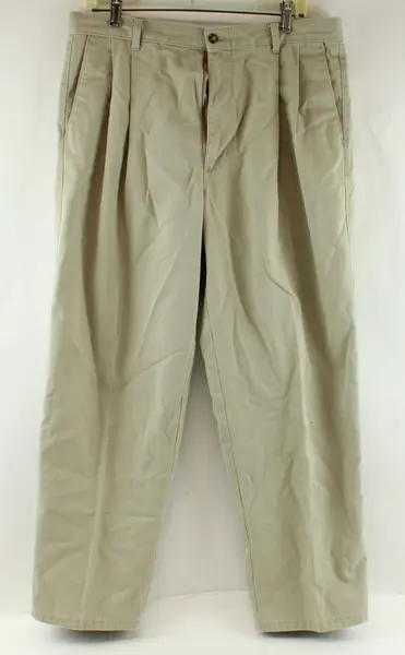 Haggar Men's Dress Pants Tan Tailored 36x29