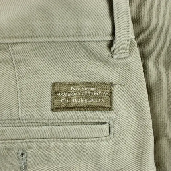 Haggar Men's Dress Pants Tan Tailored 36x29