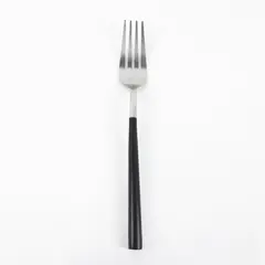 Cambridge 18/10 Stainless Steel Dinner Fork Black Handle
