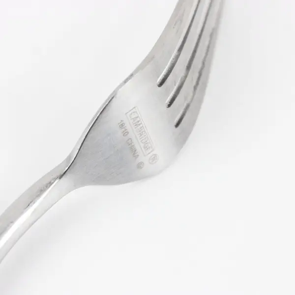Cambridge 18/10 Stainless Steel Dinner Fork Black Handle