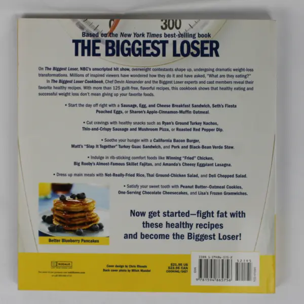 The Biggest Loser Cookbook Over 125 Healthy Delicious Recipes 2006 Paperback